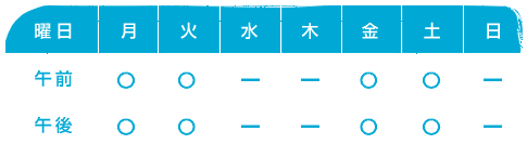 タイムテーブル